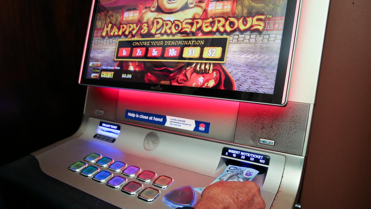 Cashless poker machines have been an election issue. Picture: NCA NewsWire/ Gaye Gerard