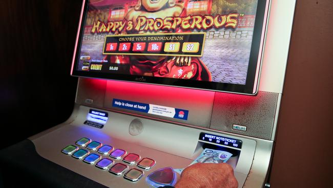 Cashless poker machines have been an election issue. Picture: NCA NewsWire/ Gaye Gerard