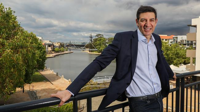 TV personality and City of Perth Lord Mayor Basil Zempilas could be appointed West Australian Liberal Party leader as early as November. Picture: Colin Murty