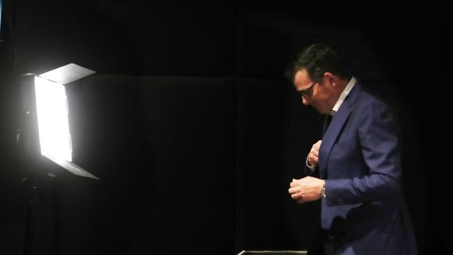 MELBOURNE, AUSTRALIA - NewsWire Photos JULY 9. Victorian Premier Daniel Andrews holds a press conference in Melbourne to discuss the latest covid-19 figures. Picture: NCA NewsWire / David Crosling