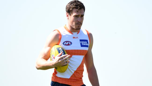 Jeremy Cameron at GWS training. Picture: Getty Images.