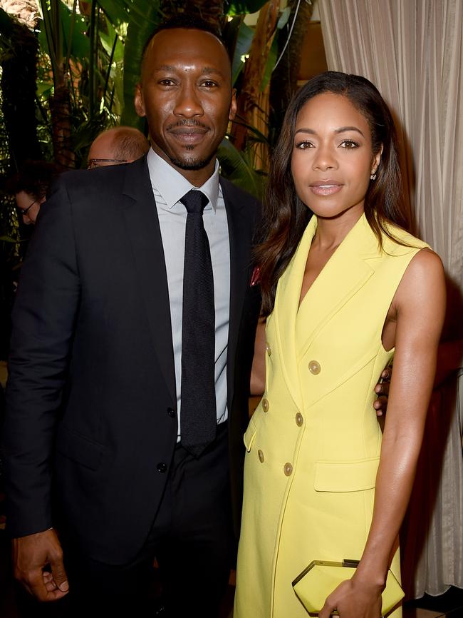 Ali with Moonlight co-star and fellow Oscar nominee Naomie Harris at the AFI Awards on January 6. Picture: Kevin Winter / Getty