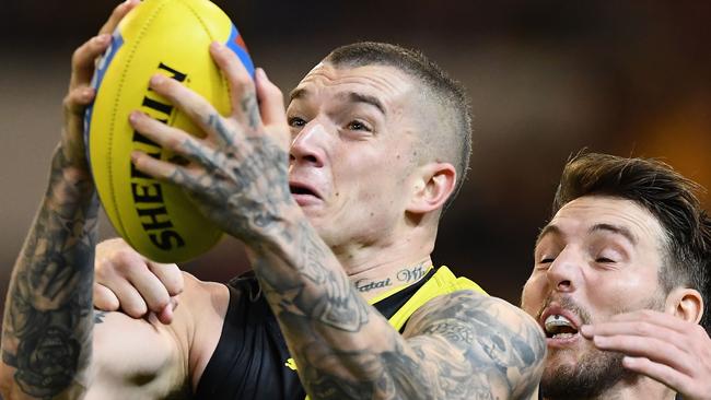 Dustin Martin was exceptional at the weekend. Picture: Getty Images