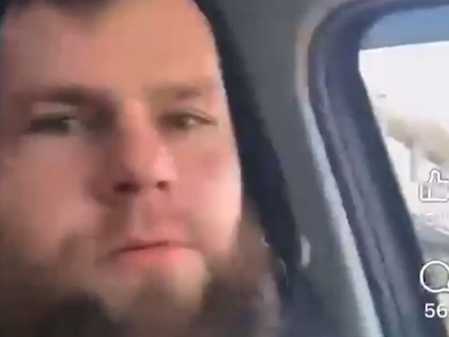 The video was posted on social media. Picture: 2GB