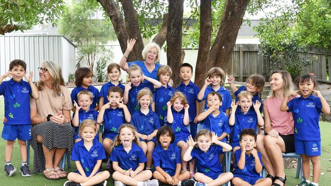 MY FIRST YEAR: Funny faces. Sunshine Beach State School PrepS. Picture: Patrick Woods.