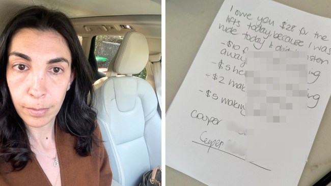 I worked out my value as an Uber and charged my kids