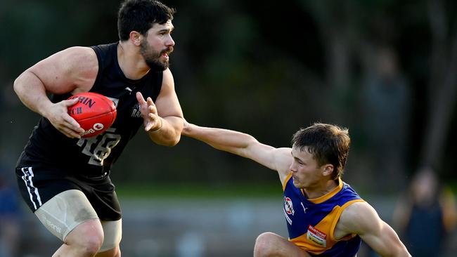 East Burwood’s Matthew Mariani on Saturday. Photo by Josh Chadwick