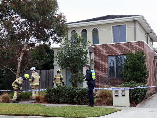 Police are treating the fire as suspicious. Picture: David Crosling