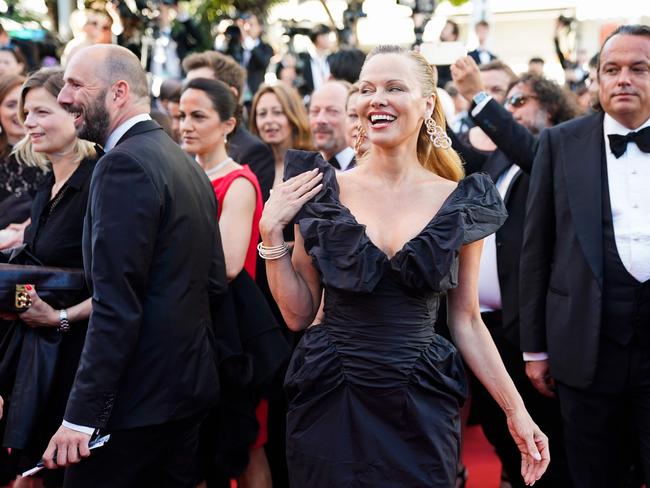 Pamela Anderson at Cannes Film Festival: Actress wears elegant black ...