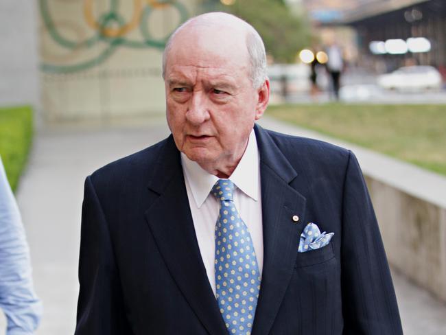 Alan Jones attending Graham Richardson's 70th birthday at the MCA. Picture: : Adam Yip