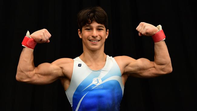 Daniel Chalabov, 14, who trains at Bella Vista's Sydney Hills Gymnastics, will compete as part of the Australian team at the Future Cup in Linz, Austria, in November 2022. Picture: supplied.