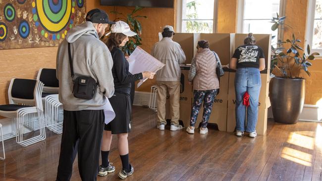 Voters across the state are heading to the polls on Saturday. Picture: NewsWire / Simon Bullard