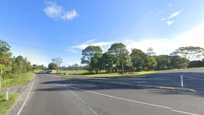 Wilson St, corner Terania St, North Lismore where a couple were pulled over before allegedly leading police on a pursuit which ended in a Bentley paddock.