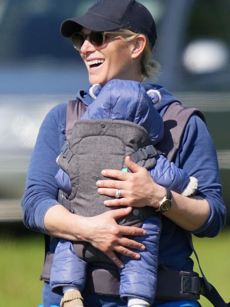 Zara Tindall’s son Lucas was also christened. Picture: George Rogers/Sipa Press/MEGA