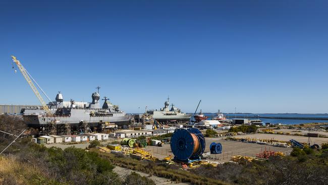 The Australian Marine Complex in Henderson, Perth WA. Picture: Ross Swanborough