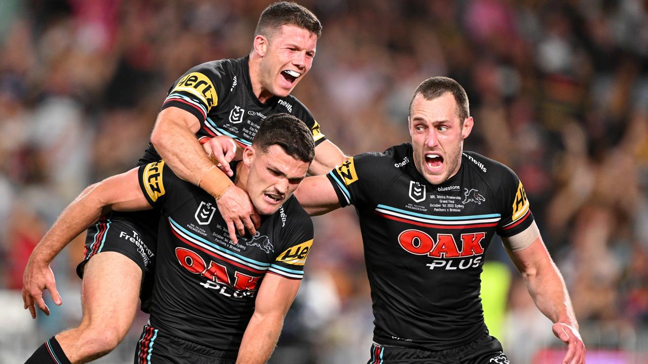 Nathan Cleary carried his team to victory. Picture: Bradley Kanaris/Getty Images