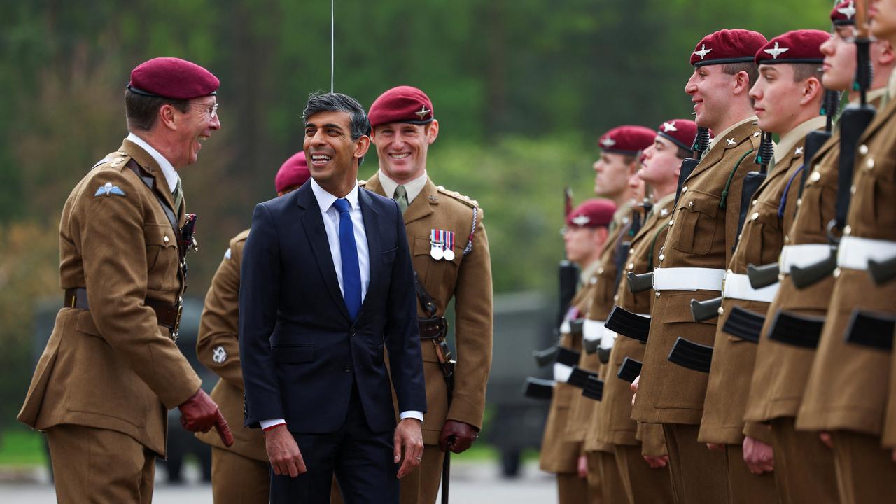 Rishi Sunak has vowed to bring back national service. Picture: Molly Darlington/WPA Pool/Getty Images