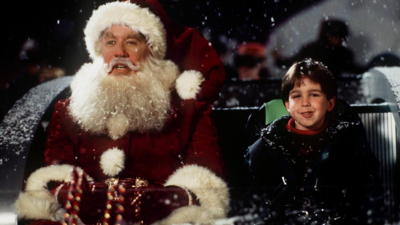 Tim Allen as Santa in the movie The Santa Clause.