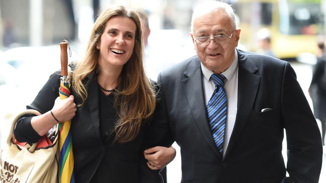 Kathy Jackson and David Rofe in 2014. Picture: AAP