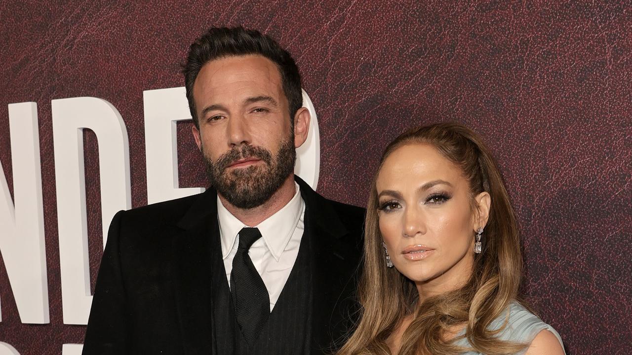 Ben Affleck and Jennifer Lopez attend the Los Angeles premiere The Tender Bar.