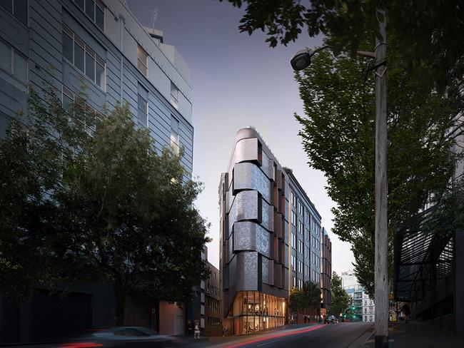 Architects drawings and renders of the proposed new look for the Surry Hills building that caught fire.