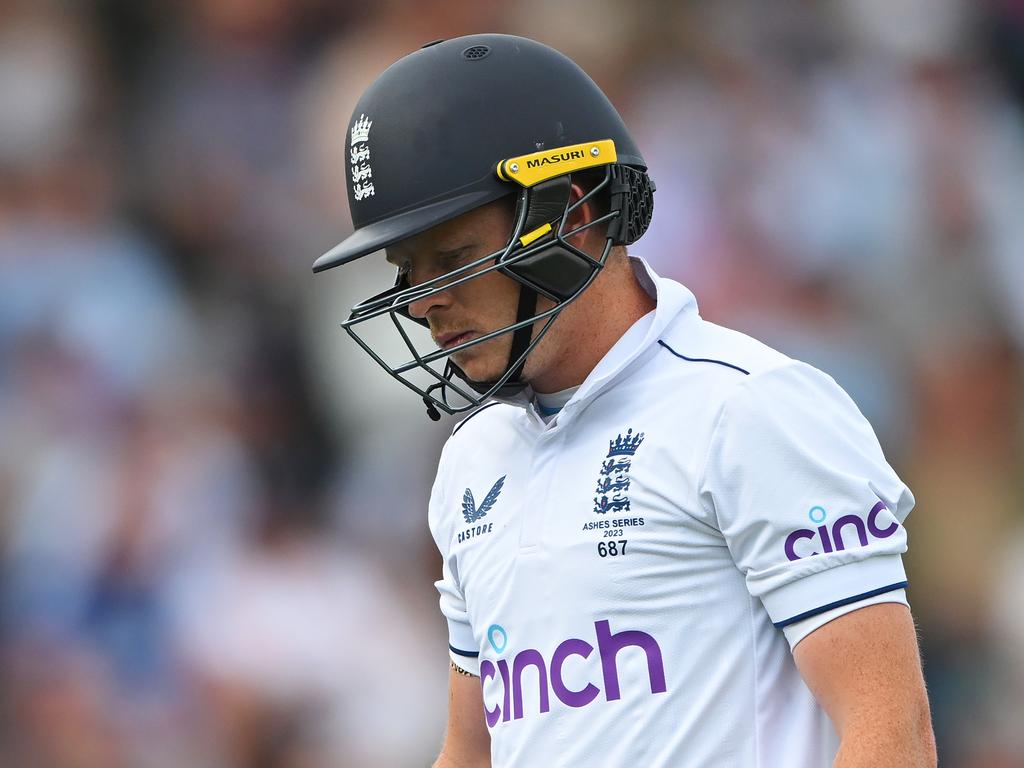 England vice-captain Ollie Pope has been ruled out for the rest of the Ashes series. Picture: Getty Images