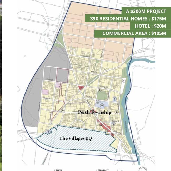 Red Panda Property's plans for a major development in Perth Tasmania. Picture: SUPPLIED