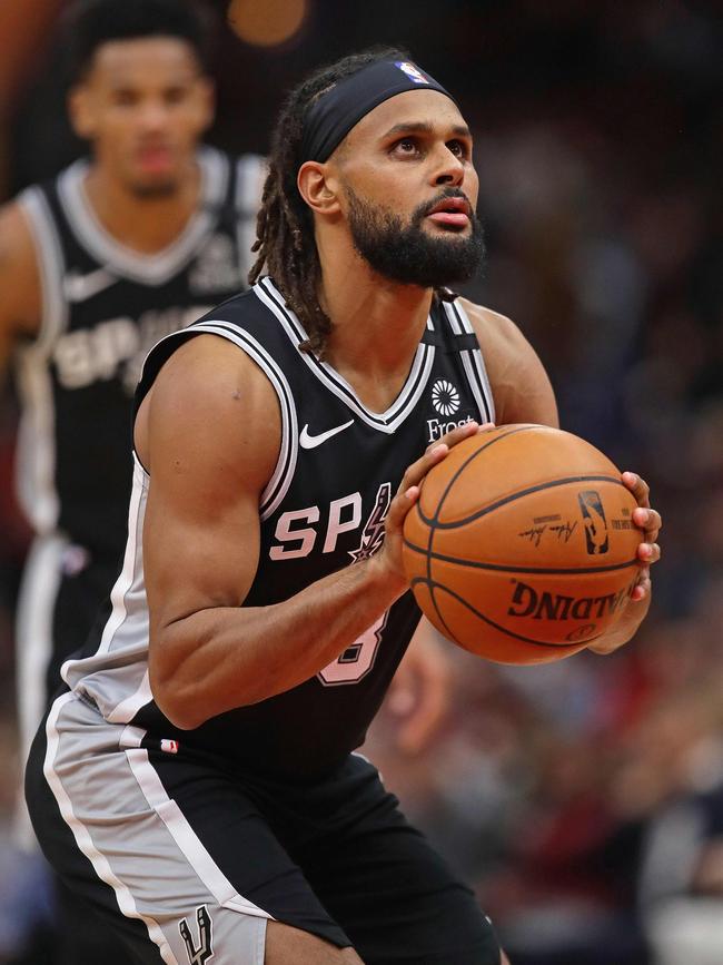 Spurs guard Patty Mills. (Photo by Jonathan Daniel/Getty)