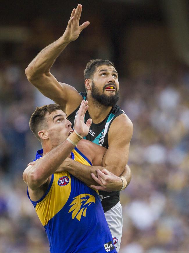 Paddy Ryder returned for his first game since Round 1 against the Eagles last week.