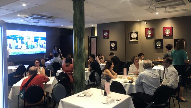 Customers flocked to Shark Fin Inn in support of the business at lunchtime today.