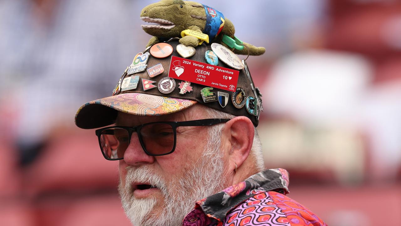 ADELAIDE, AUSTRALIA - DECEMBER 06: A spectator looks on before start of play during day one of the Men's Test Match series between Australia and India at Adelaide Oval on December 06, 2024 in Adelaide, Australia. (Photo by Paul Kane/Getty Images)