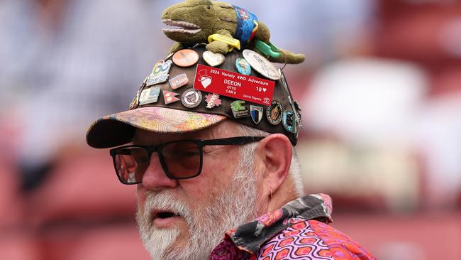 ADELAIDE, AUSTRALIA - DECEMBER 06: A spectator looks on before start of play during day one of the Men's Test Match series between Australia and India at Adelaide Oval on December 06, 2024 in Adelaide, Australia. (Photo by Paul Kane/Getty Images)