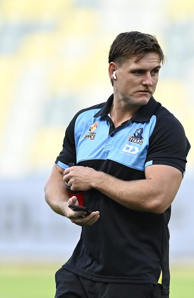 The Titans hope to have AJ Brimson available to play the Broncos. Picture: Getty Images