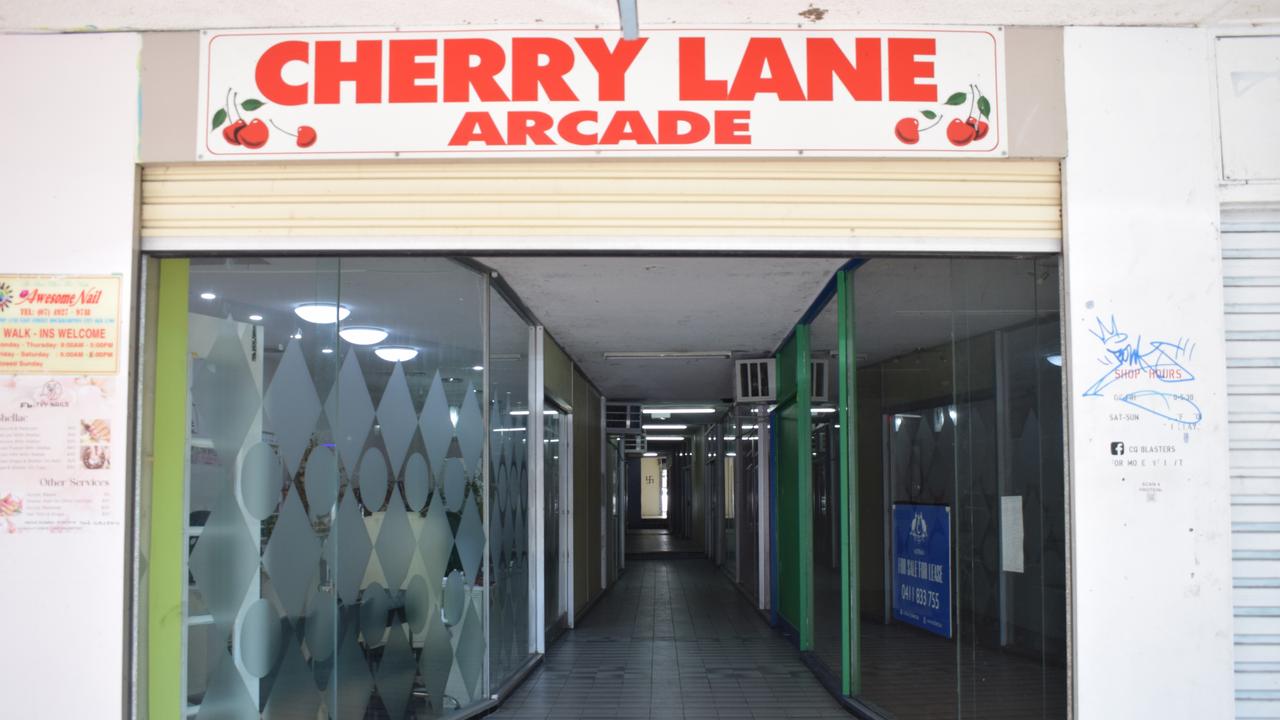 Cherry Lane Arcade on East St, Rockhampton City. Picture: Aden Stokes