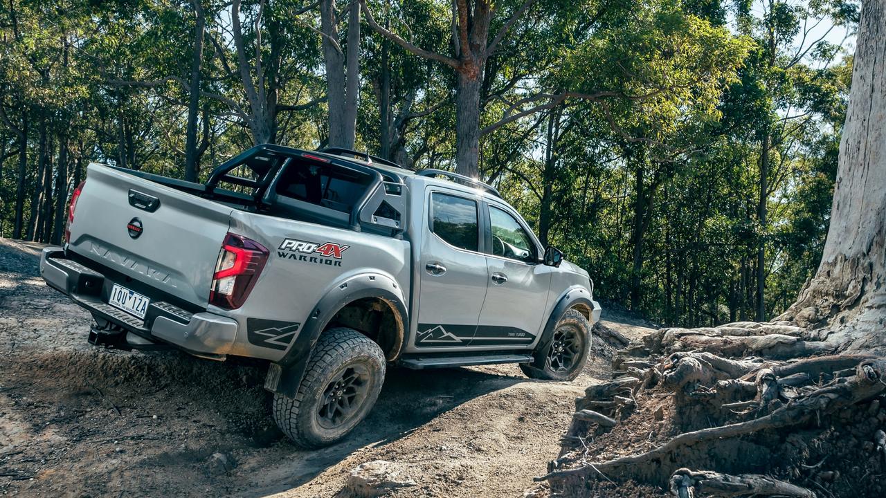 The Nissan Navara Pro-4X Warrior sits high on the road, ready for the tough stuff.