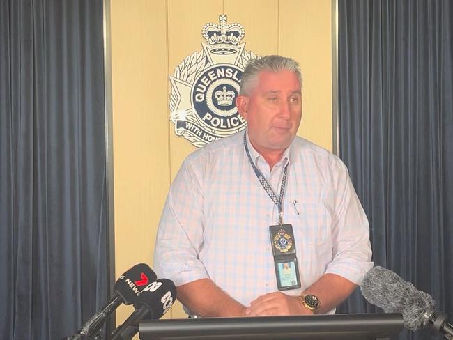 Queensland Police Detective Inspector Mick Searle said three people part of a criminal organisation known as the Bitumen Bandits were caught in Far North Queensland. Picture: Qld Police.