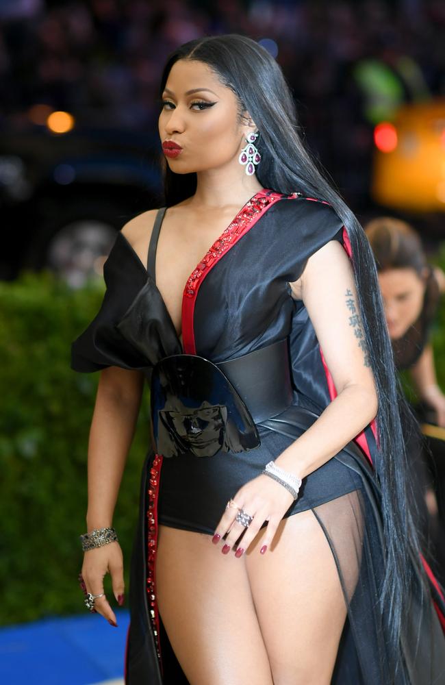 Nicki Minaj attends the “Rei Kawakubo/Comme des Garcons: Art Of The In-Between” Costume Institute Gala at Metropolitan Museum of Art on May 1, 2017 in New York City. Picture: AFP