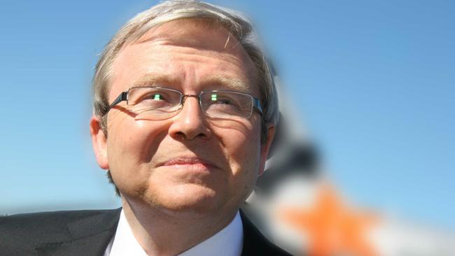 Here to help … Kevin Rudd.
