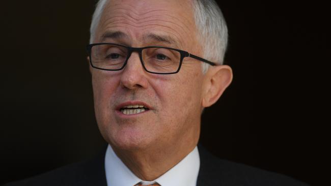 Malcolm Turnbull in Canberra yesterday. Picture: AAP