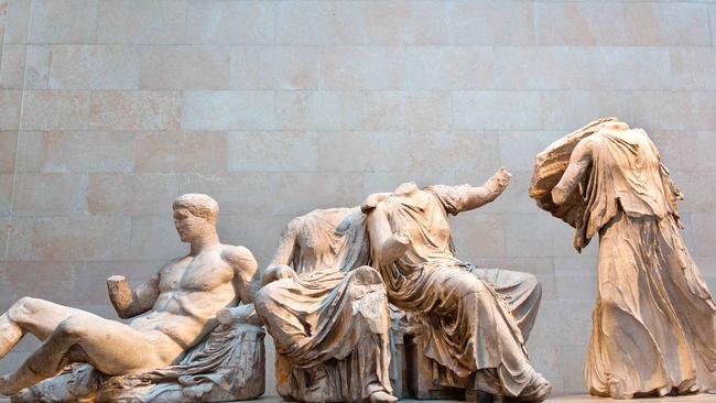 The Elgin marbles in the British Museum.