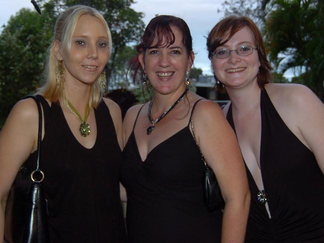 Deborah Flegler, Gabrielle Gasparini and Hayley Nightingale at Ladies Day Cluden Racecourse Townsville