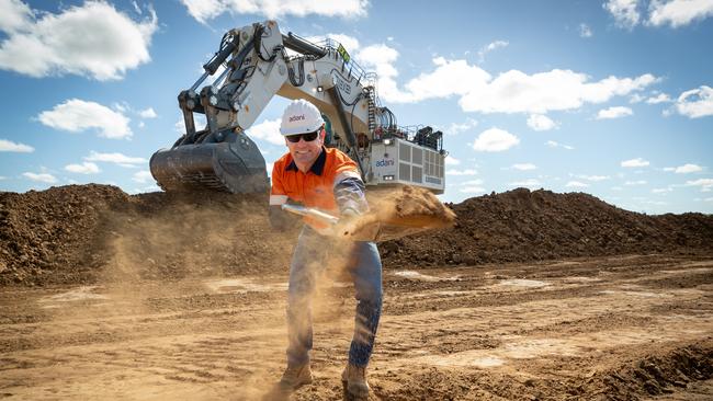 Adani Mining chief executive David Boshoff. Picture: Cameron Laird