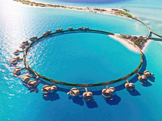 Nujuma, a Ritz-Carlton project being developed on Ummahat Island. Picture: The Red Sea Development Company