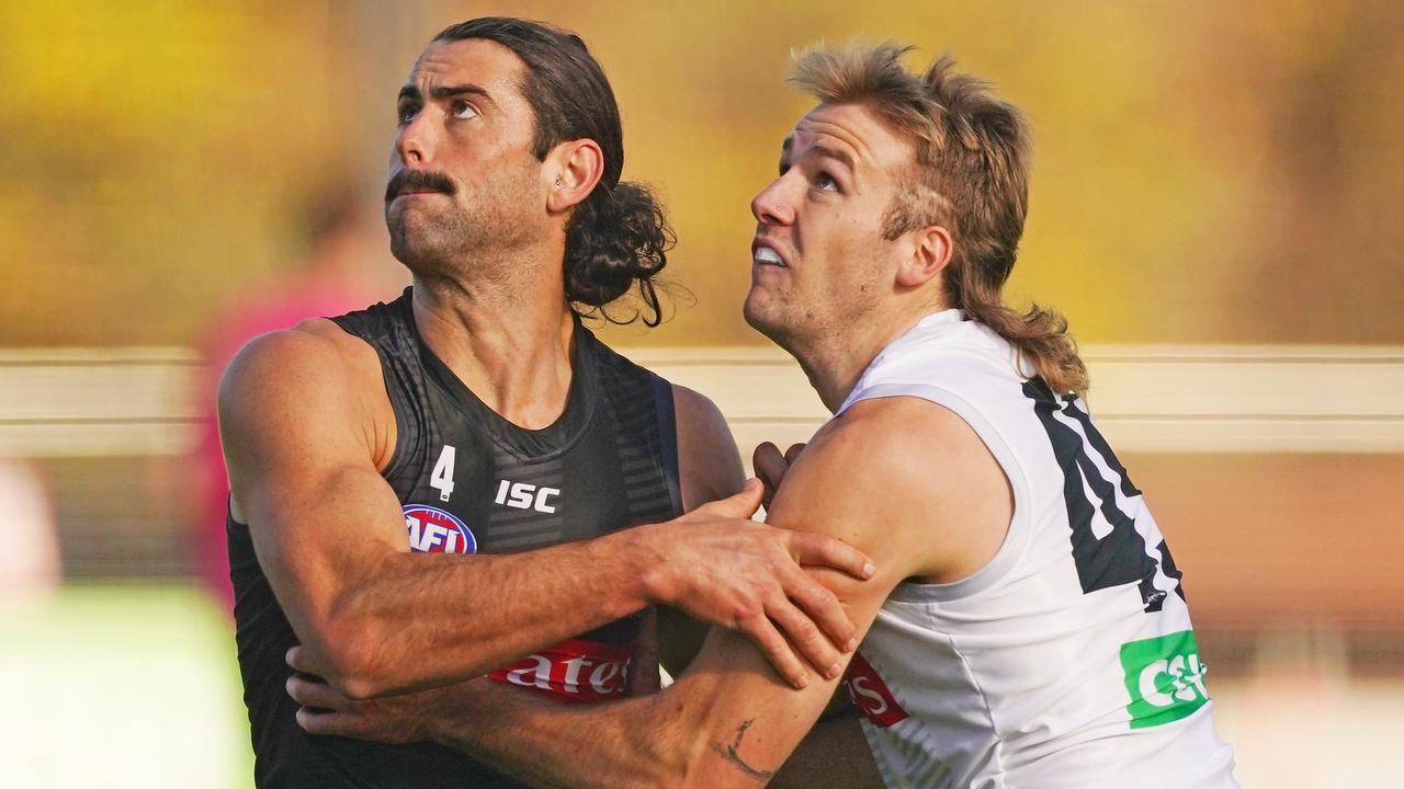 Lynch has been a back up to Pies’ superstar Brodie Grundy. Picture: AAP