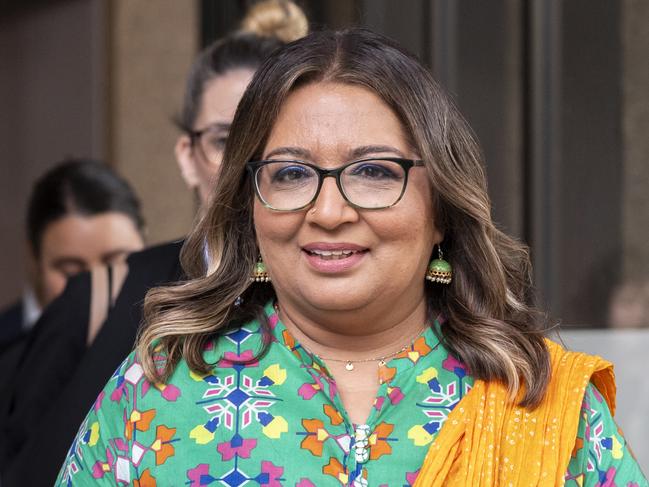 SYDNEY, AUSTRALIA -  NewsWirePhotos - Friday, 1 November 2024:Mehreen Faruqi pictured exiting  Federal Court.Justice Stewart delivered judgment in the matter of Mehreen Faruqi V Pauline Hanson in favour of Mehreen Faruqi.Picture: NewsWire / Monique Harmer