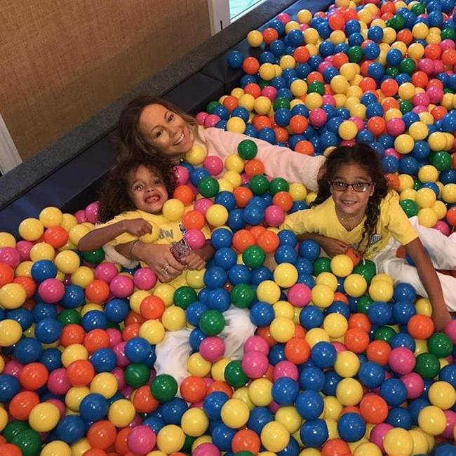 Claiming she doesn’t participate in sex before marriage, Mariah Carey gets excited in a ball pit while hunting for her next husband... “Festive moments forever!” Picture: Mariah Carey / Instagram