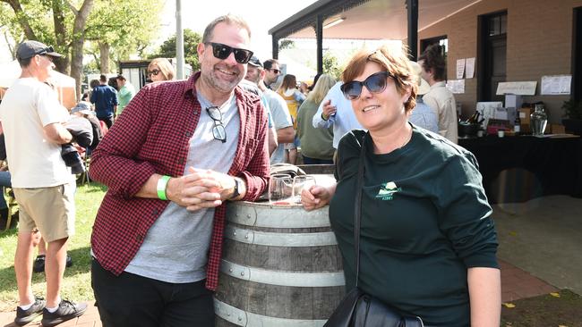 Tinamba Food and Wine Festival — Damien Gray and Sylvie Gray. Picture: David Smith