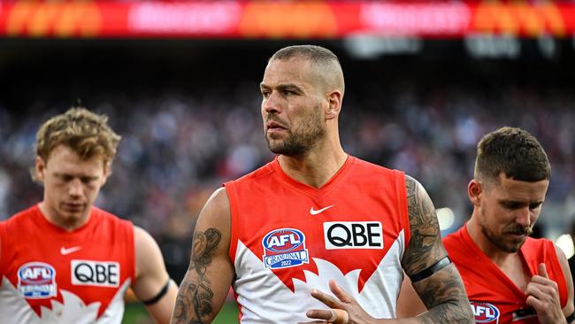 Buddy was despondent. Photo by Daniel Carson/AFL Photos via Getty Images