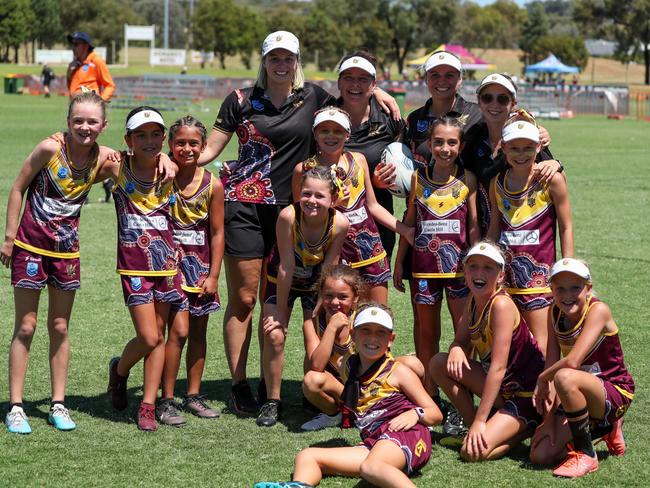 The Hills Hornets U10s girls won the title at the NSW Touch Junior State Cup Southern Conference in Wagga. Picture: Kathryn Johnston Photography