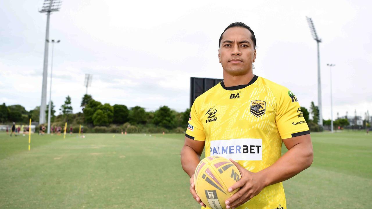 Sunshine Coast Falcons captain Patrice Siolo. Picture: Patrick Woods.